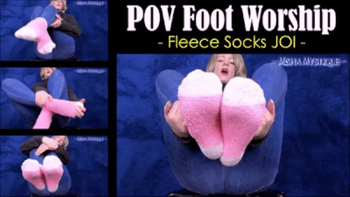 POV Foot Worship: Fleece Socks JOI