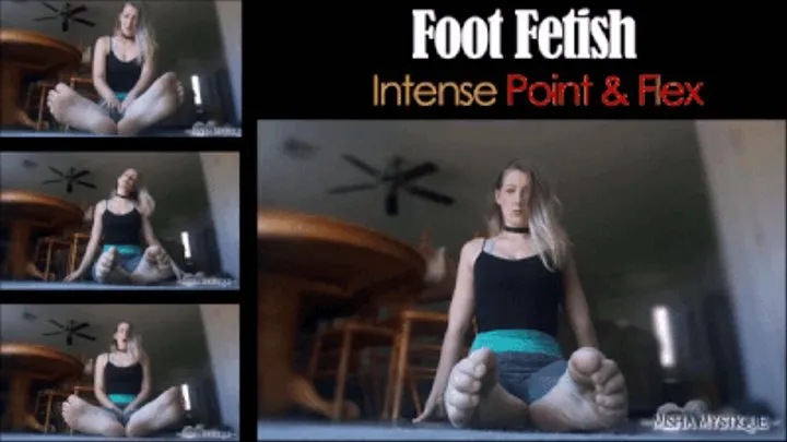 Foot Fetish: Intense Point and Flex