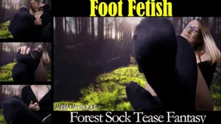 Foot Fetish Forest Sock Tease Fantasy