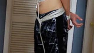 Young Dustin Daring Stands Bound And Tightly Duct Tape Gagged! So This is Hollywood...
