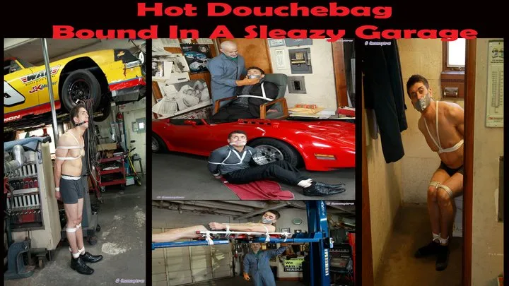 'Hot Douchebag Bound In A Sleazy Garage' - Full FIVE Scenes