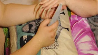 Manicure with the bare nails - clip 2 part 1