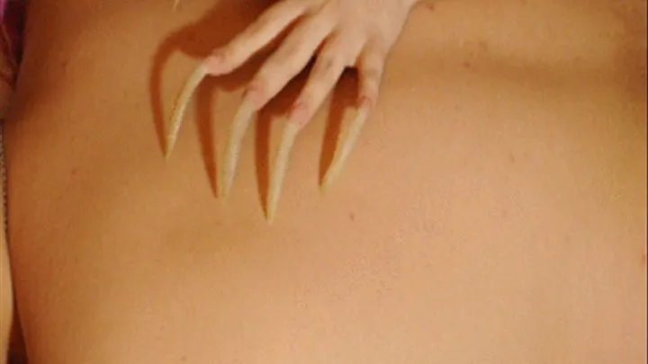 Back scratching with the bare nails - clip 13 full version