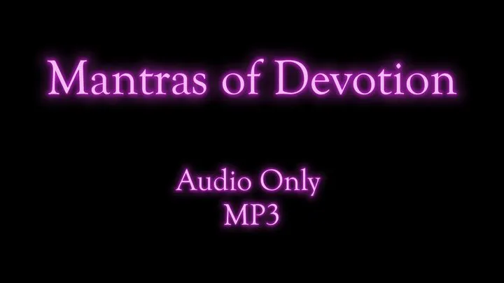 Mantras of Devotion - Audio Only MP3