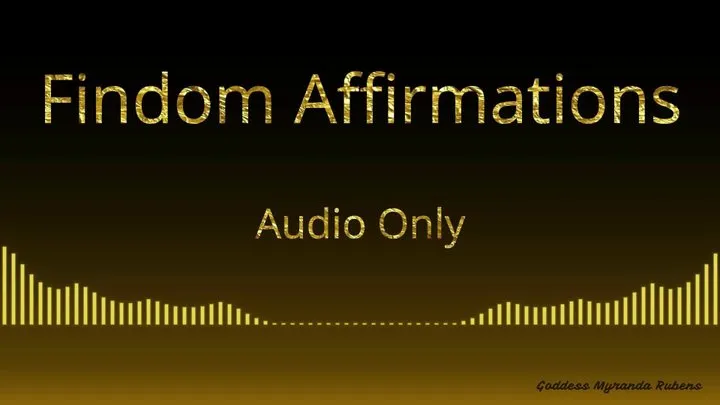 Findom Affirmations - Audio Only