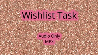 Wishlist task - Audio only MP3