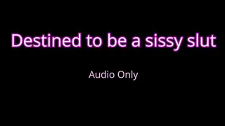 Destined to be sissy slut - Audio Only