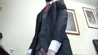 Suit and Tie Cum Avalanche Kneeling Pov