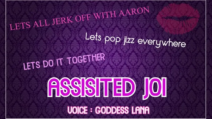 Assisted Masturbation Lets all jerk off with Aaron and pop jizz everywhere JOI