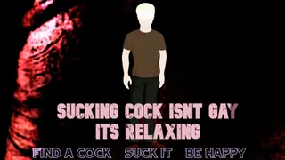 Sucking cock isnt gay its relaxing