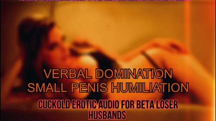 Hotwife makes her beta husband cum while staring at cocks