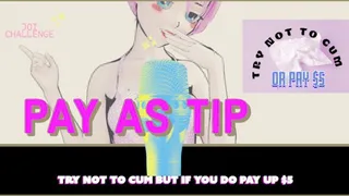 Broke EX-Youtube Teen has a JOI Game and you must pay 5 BUCKS if you cum to soon