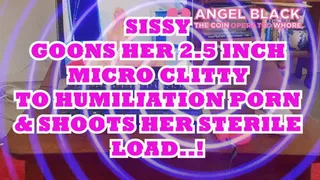 sissy's masturbates her tiny clitty till she cums to humiliation porn ( )HD