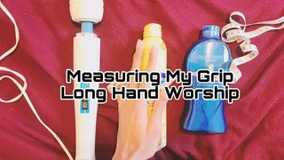 Hildy's Hand Measuring and Grip Long Hand Worship