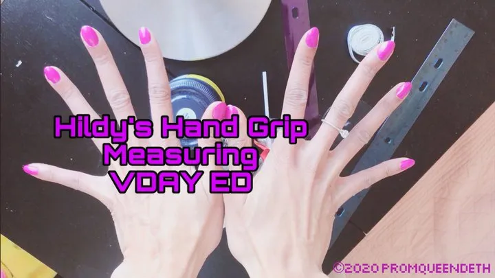 Hildy's Hand Grip Measuring VDAY ED