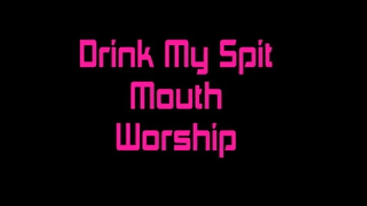 Goth Spit Mouth Worship