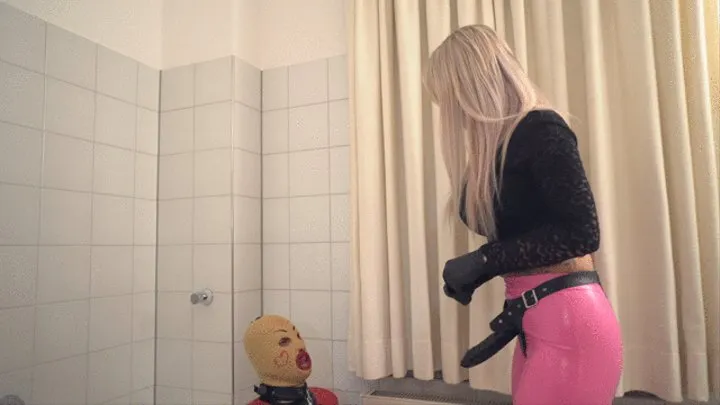 Rubber Doll caught with Latex Bitch