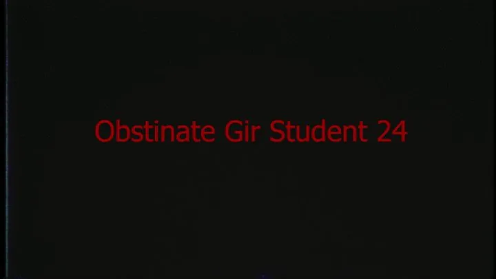 Obstinate Girl Student 24