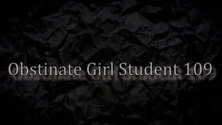 Obstinate Girl Student 109