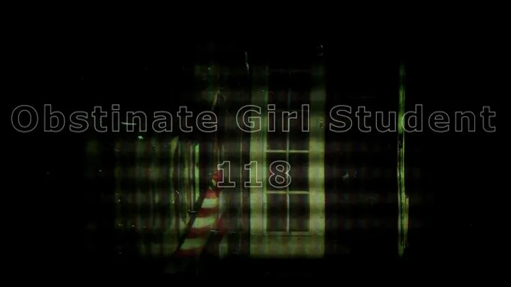 Obstinate Girl Student 118