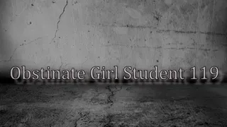 Obstinate Girl Student 119