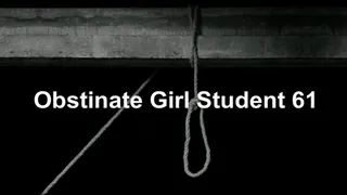 Obstinate Girl Student 61