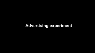 Advertising Experiment