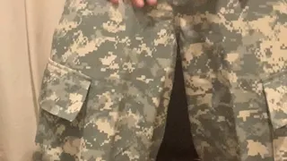 Solo military masturbation