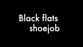 Black flats shoejob