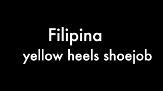 Filipina yellow heels shoejob