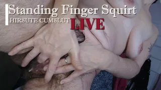 Standing Finger Squirt
