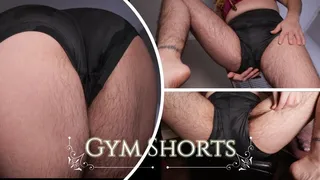 Hairy Legs In Gym Shorts