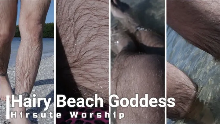 Hairy Beach Goddess