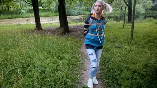 Sofi  Bondage walk in the park - Full version