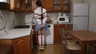 Nata  Hopping around the apartment with ropes  Part 2  N81