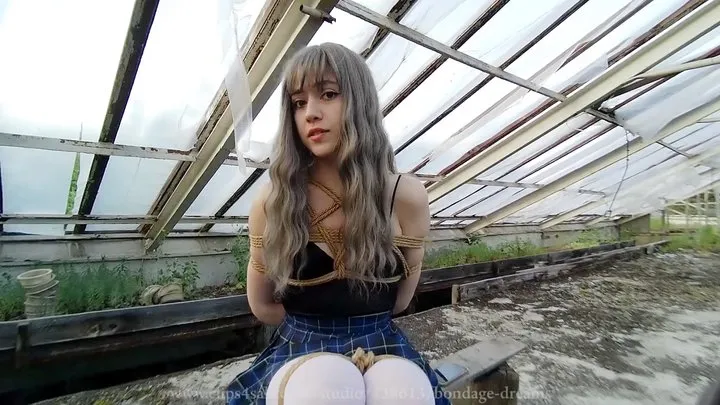 Sarah Bondage in an abandoned greenhouse Ordro Part 2