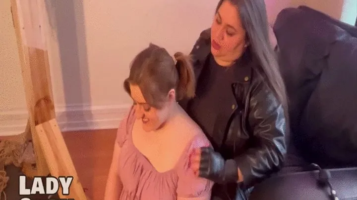 BBW Lesbian Domination, Spanking and Boot Licking