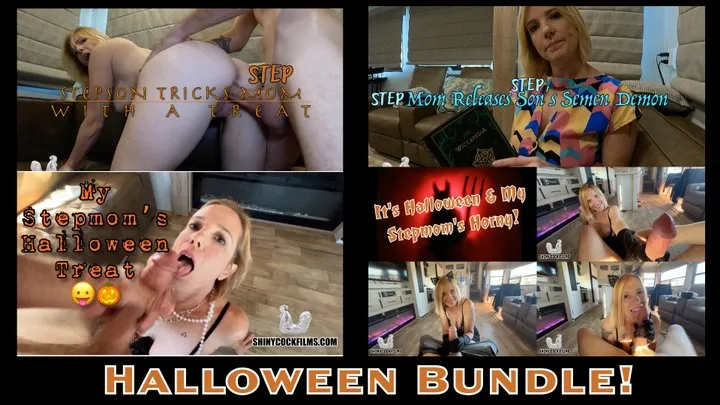 Halloween Spooktacular Video Bundle - 4 Videos! Shiny Cock Films, Jane Cane