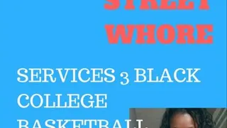 Sissy Hoe Takes on 3 Black College Basketball Players