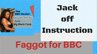 JOI -You Are A Faggot for BBC Feel The In You (Jack off instruction)