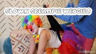 Clown Creampie Wedgies