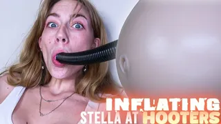 Inflating Stella At Hooters