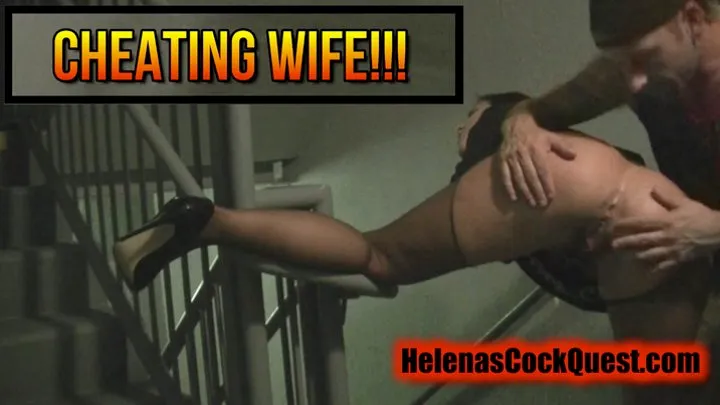 Cheating Wife 2 - (Extended Cut) Husbands "best" friend eats my ass in the stair well at his job!!!