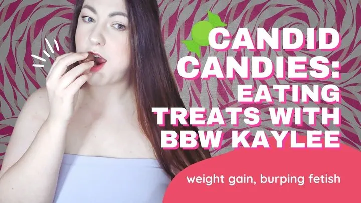 Candid Candies: Eating Treats With BBW Kaylee Graves