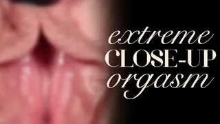 Extreme Close-Up Orgasm