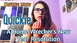 Quickie: New Year's Resolution