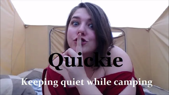 Quickie: Keeping quiet while camping