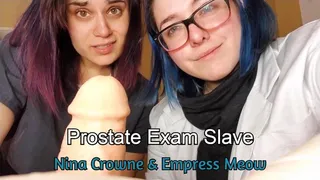 Prostate Exam Slave with Nina Crowne