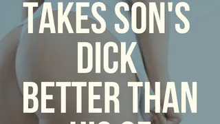 Step-Mom take Step-Son's dick better than his Girlfriend!