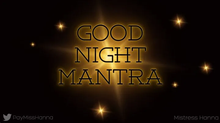 Good Night Mantra